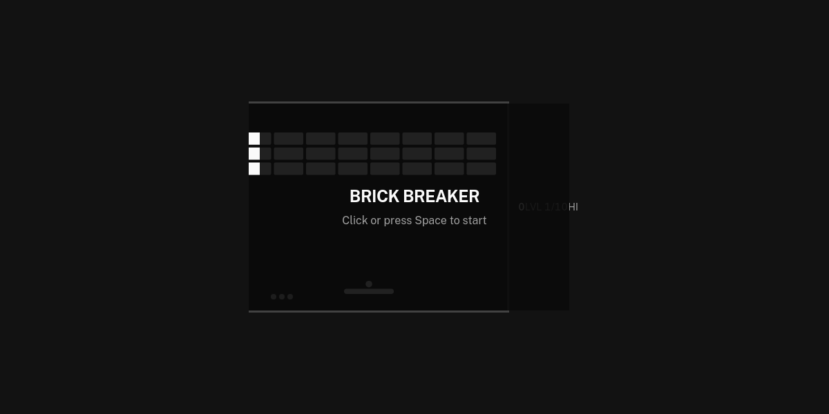 Preview of brick-breaker