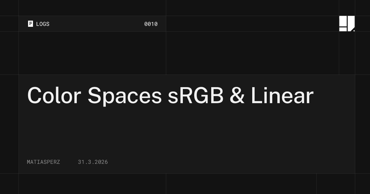 Color Spaces sRGB & Linear | JOYCO Hub