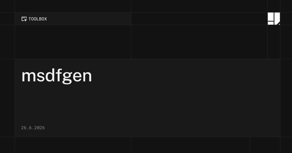 msdfgen | JOYCO Hub